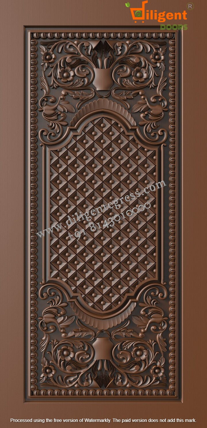 DEPL NF 27 Teakwood carving door