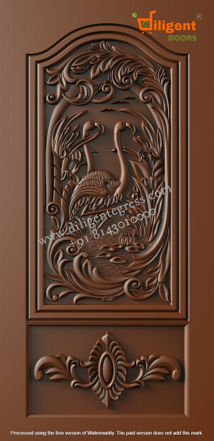 DEPL PM 144 Teakwood carving door