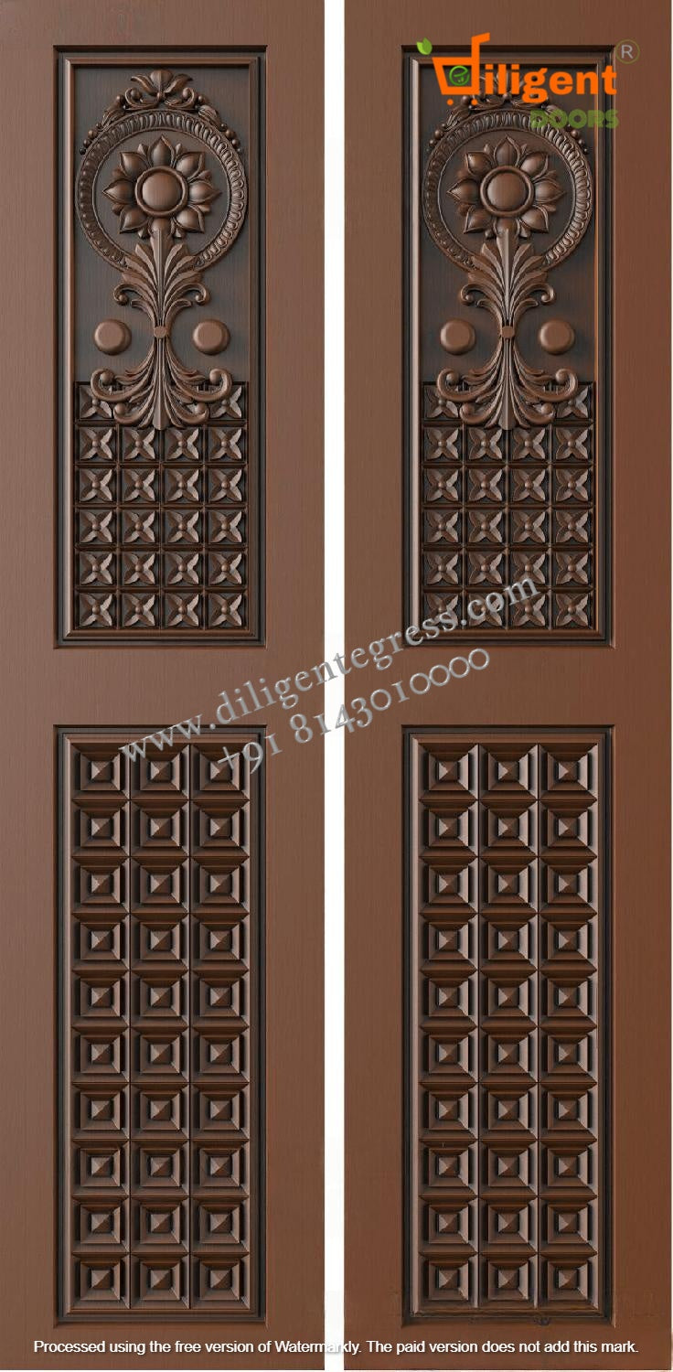DEPL SDD 04 Teakwood carving door- Double