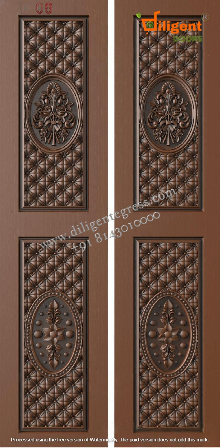 DEPL SDD 06 Teakwood carving door- Double