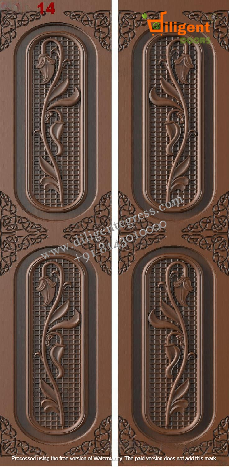 DEPL SDD 14 Teakwood carving door- Double