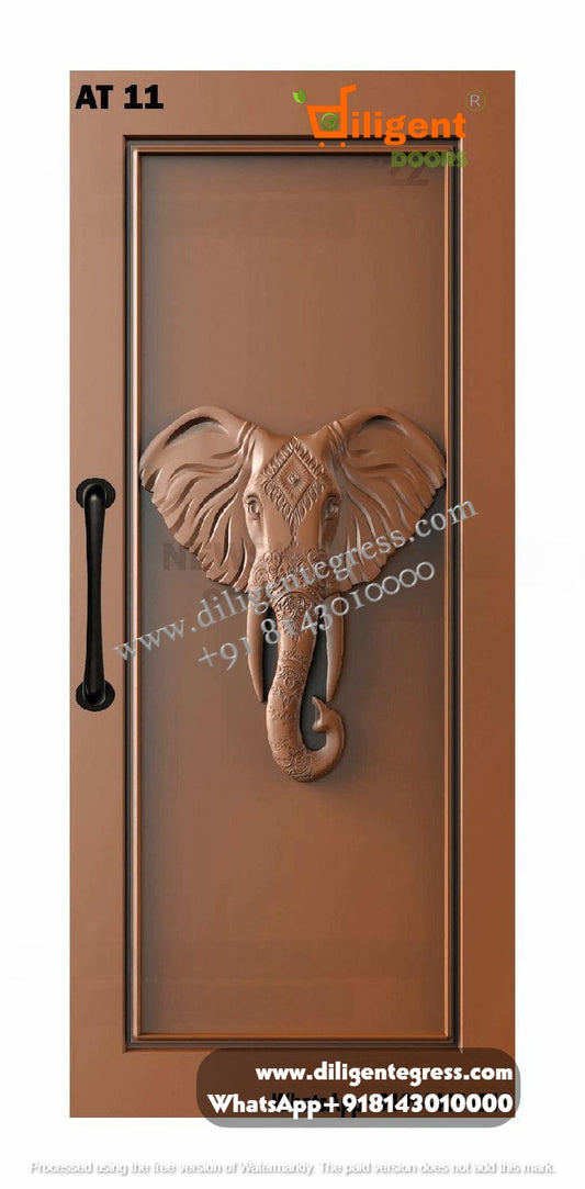 DEPL AT 11 Teakwood carving door