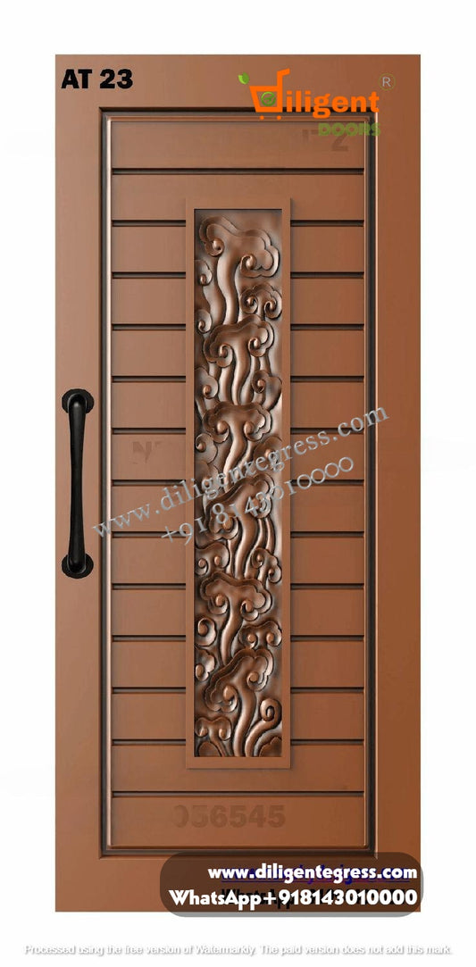 DEPL AT 23 Teakwood carving door