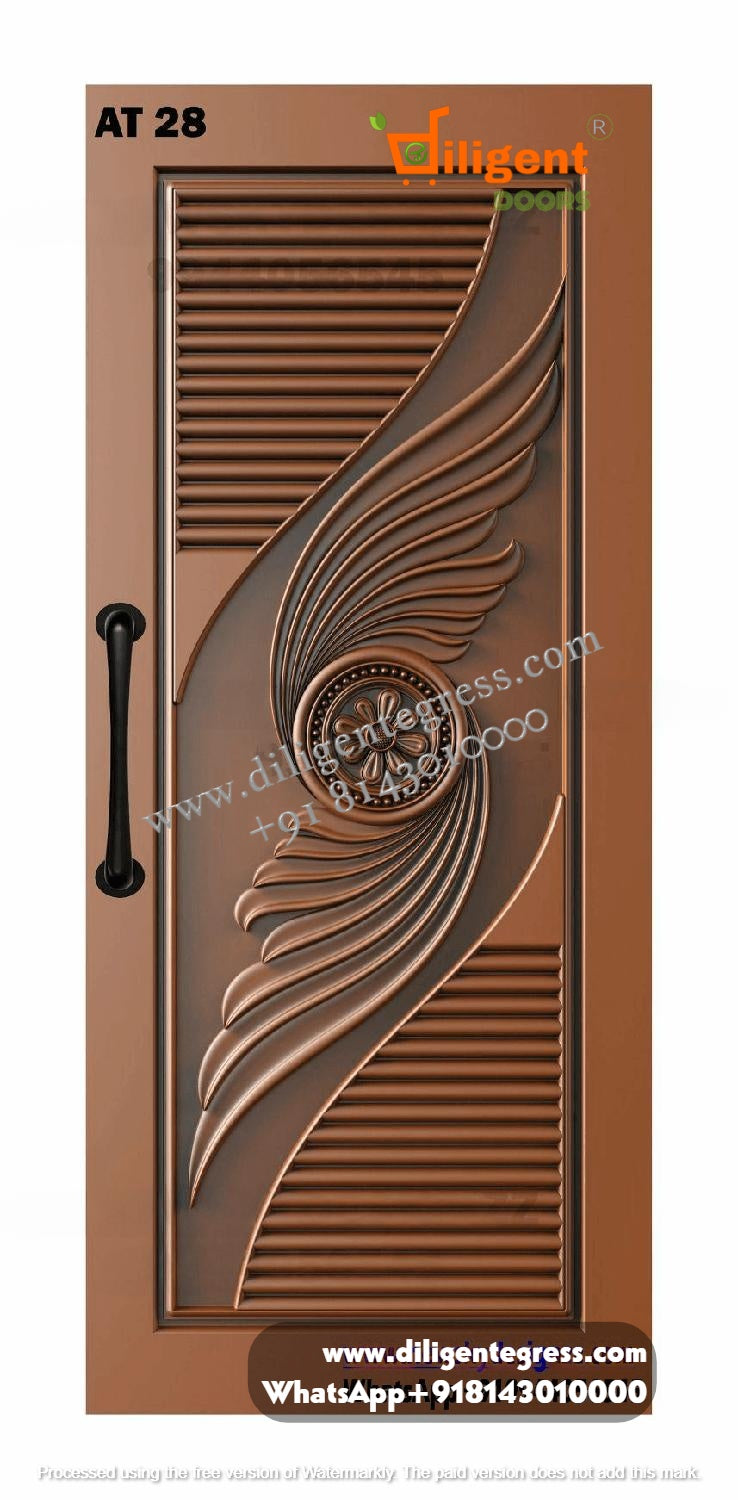 DEPL AT 28 Teakwood carving door