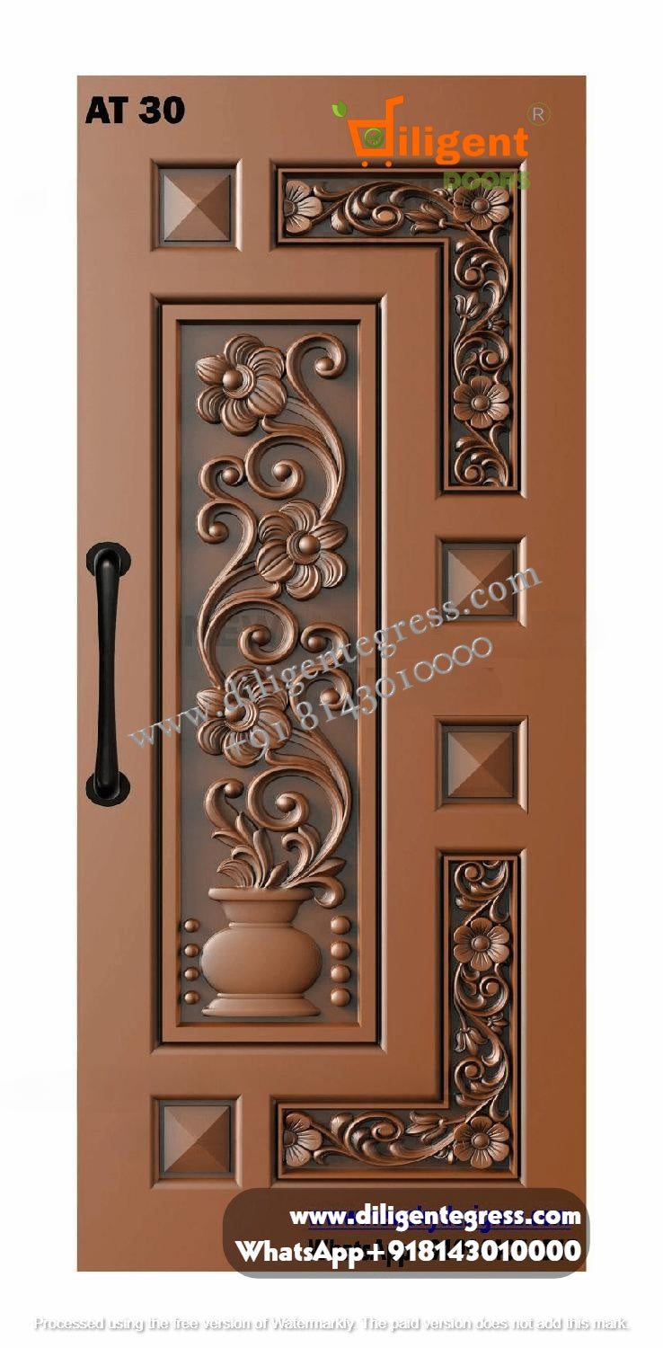 DEPL AT 30 Teakwood carving door