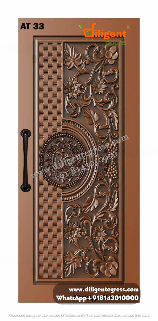 DEPL AT 33 Teakwood carving door