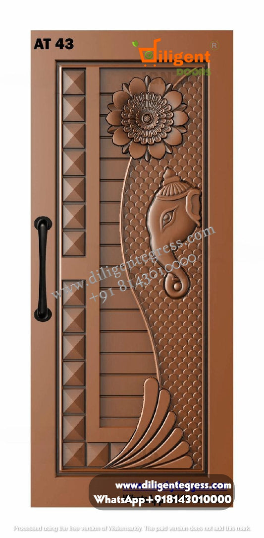 DEPL AT 43 Teakwood carving door