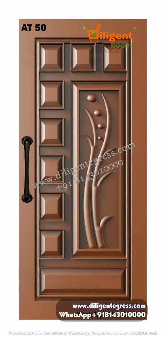 DEPL AT 50 Teakwood carving door