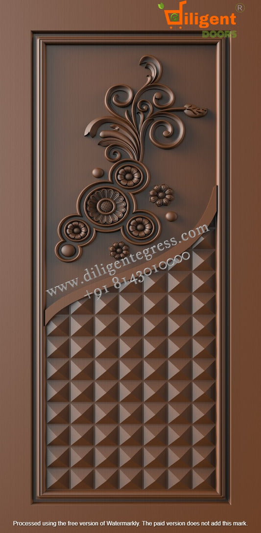 DEPL ENG 16 Teakwood carving door