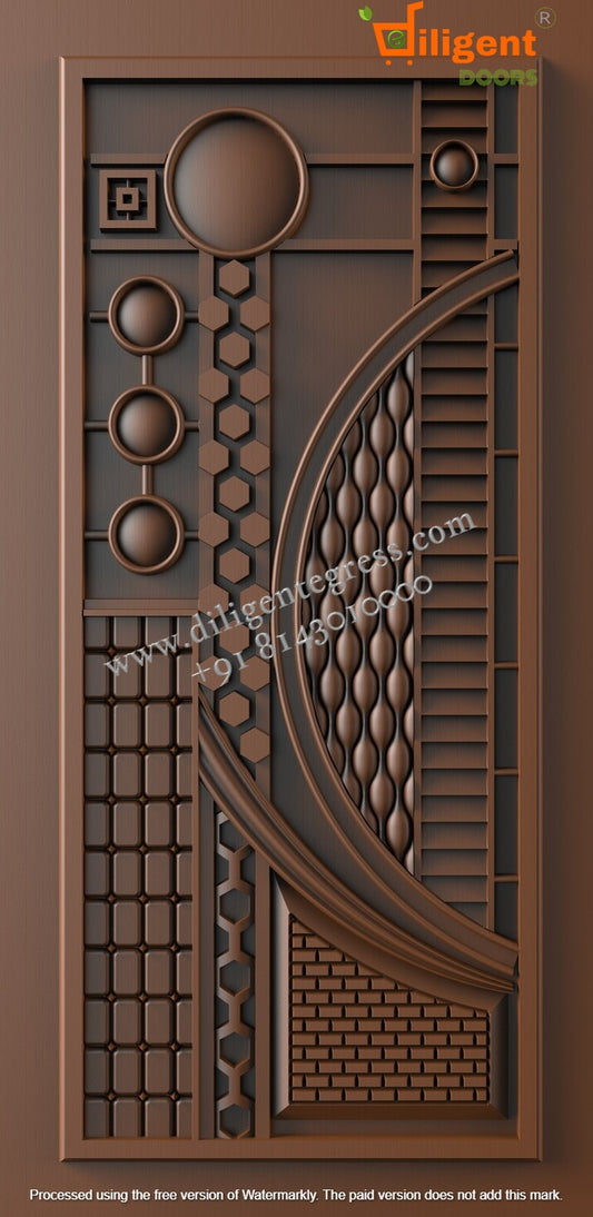 DEPL ENG 31 Teakwood carving door