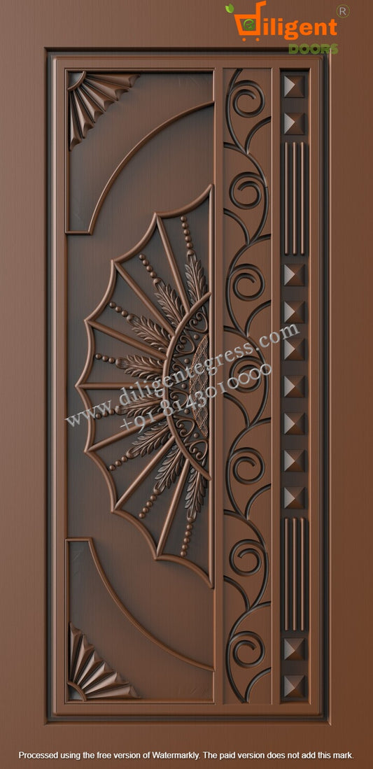 DEPL ENG 33 Teakwood carving door