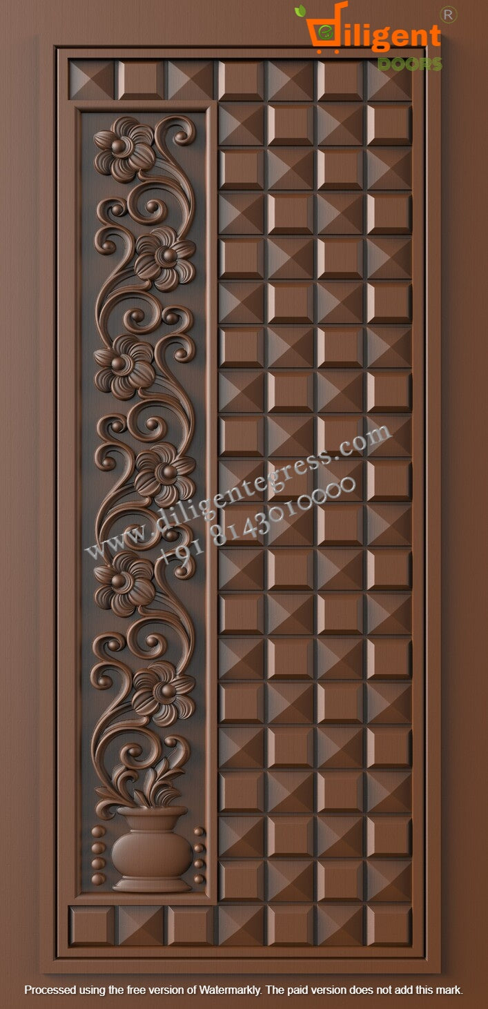 DEPL ENG 40 Teakwood carving door