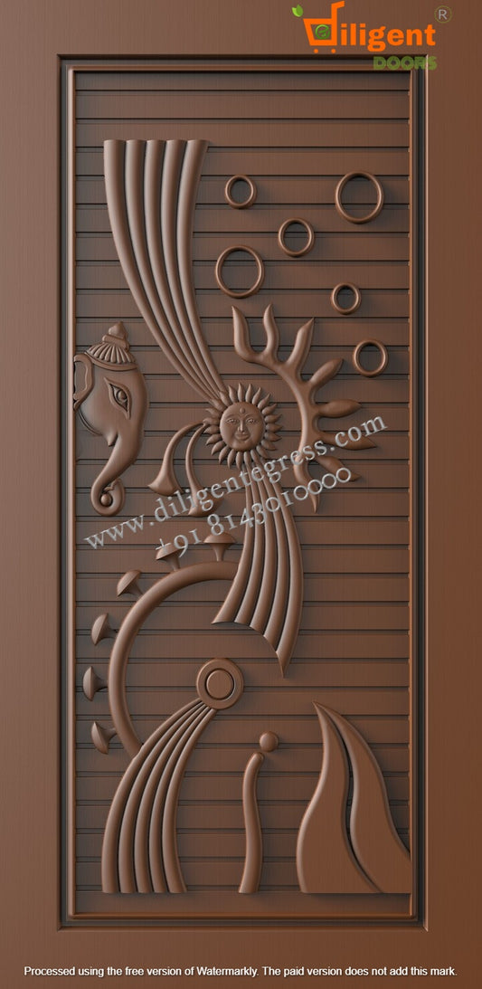 DEPL ENG 44 Teakwood carving door