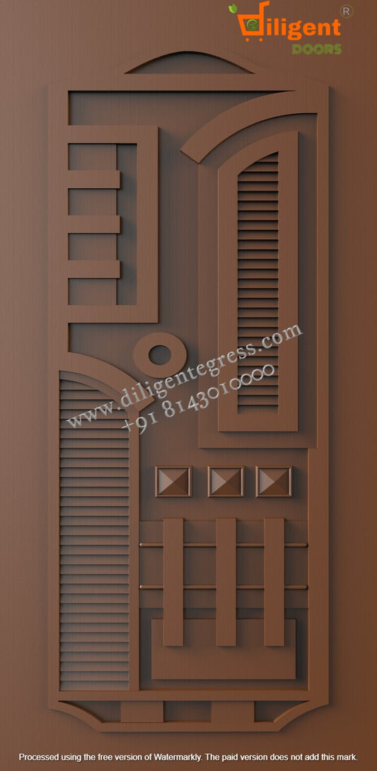 DEPL ENG 48 Teakwood carving door