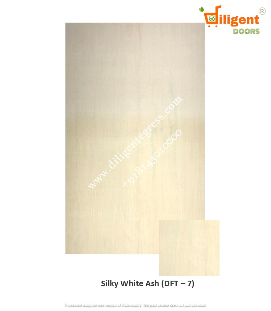 Veneer Sheet 3mm thick 8'x4' - Silky White Ash (DFT-7)