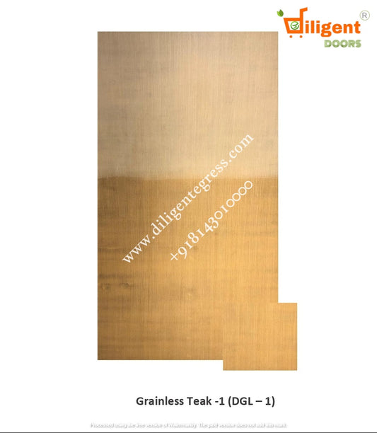 Veneer Sheet 3mm thick 8'x4' - Grainless Teak-1 (DGL-1)