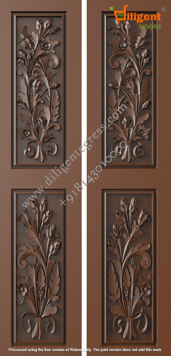 DEPL LDD 1 Teakwood carving door- Double