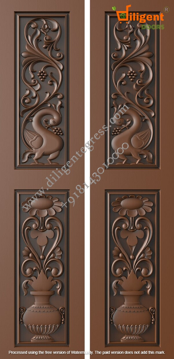 DEPL LDD 10 Teakwood carving door- Double