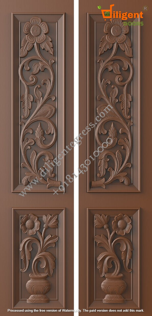 DEPL LDD 17 Teakwood carving door- Double