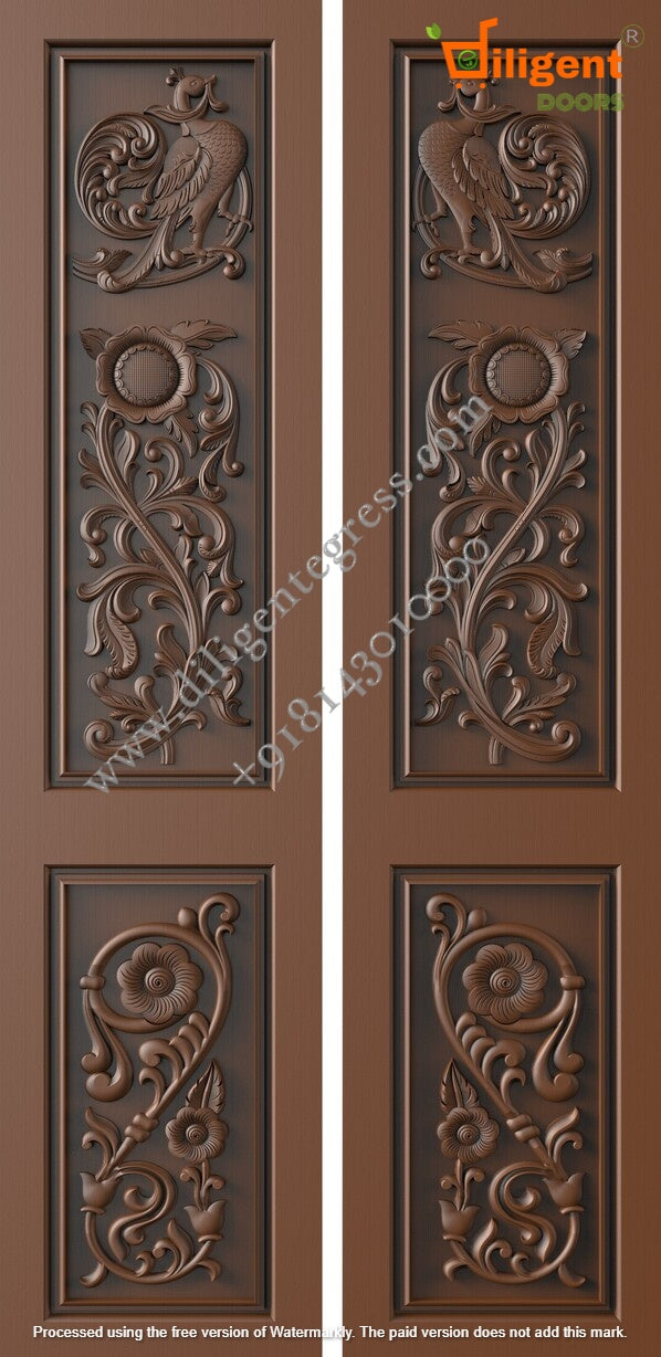 DEPL LDD 2 Teakwood carving door- Double