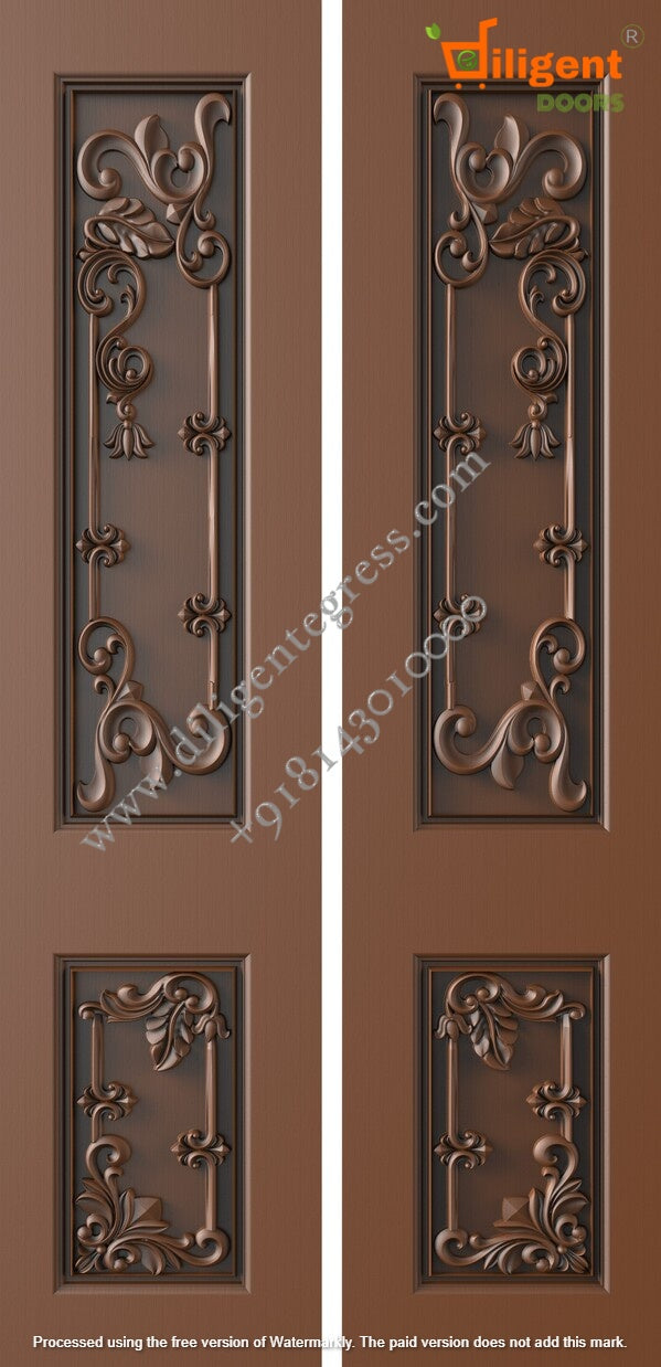 DEPL LDD 23 Teakwood carving door- Double