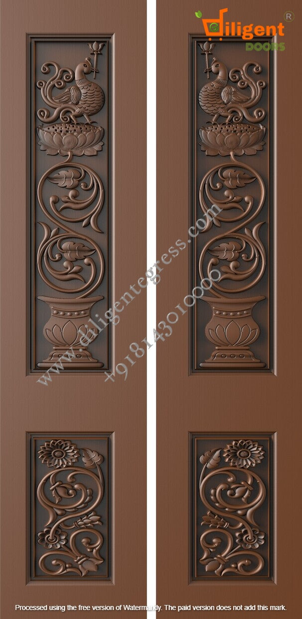 DEPL LDD 24 Teakwood carving door- Double