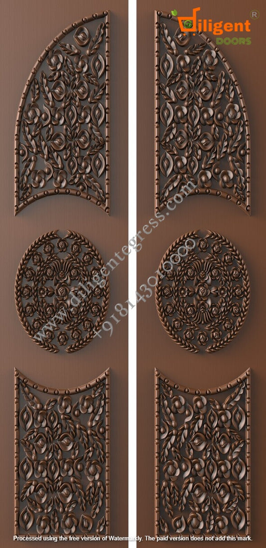 DEPL LDD 27 Teakwood carving door- Double