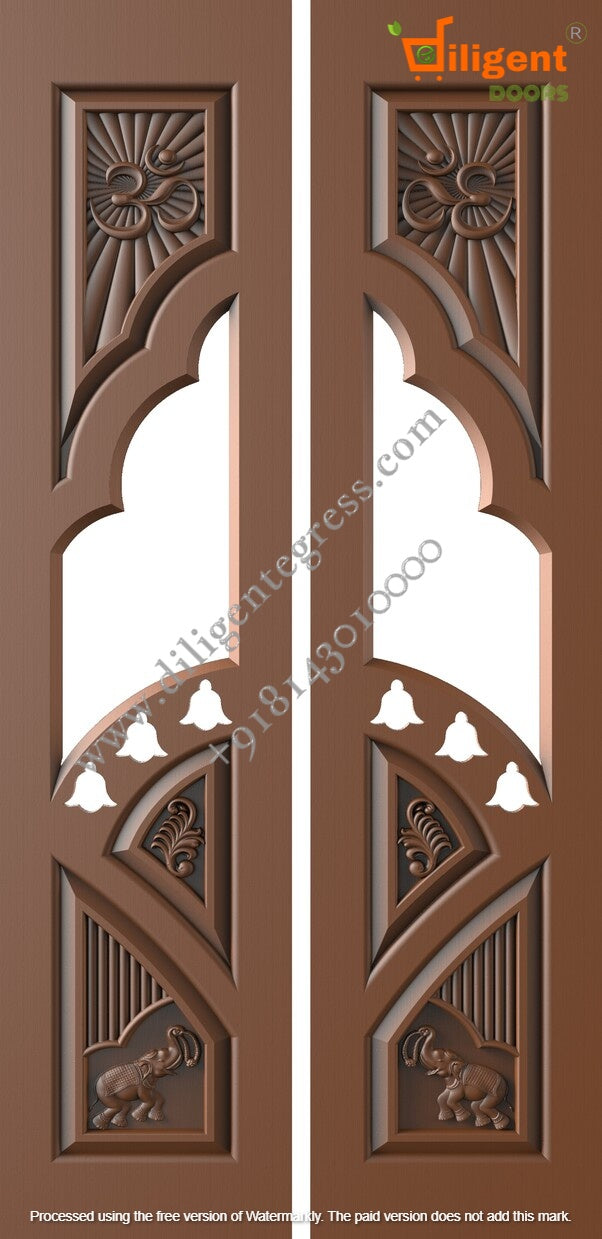 DEPL LDD 30 Teakwood carving door- Double