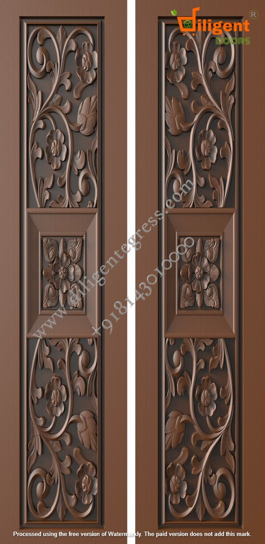 DEPL LDD 33 Teakwood carving door- Double