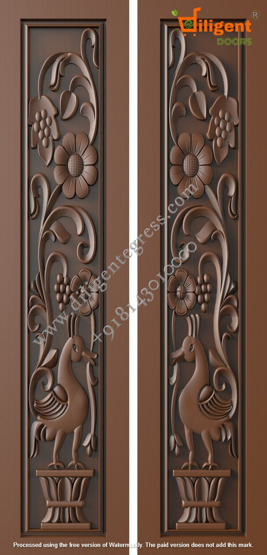 DEPL LDD 34 Teakwood carving door- Double