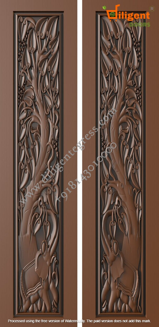 DEPL LDD 35 Teakwood carving door- Double