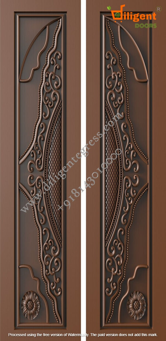 DEPL LDD 37 Teakwood carving door- Double