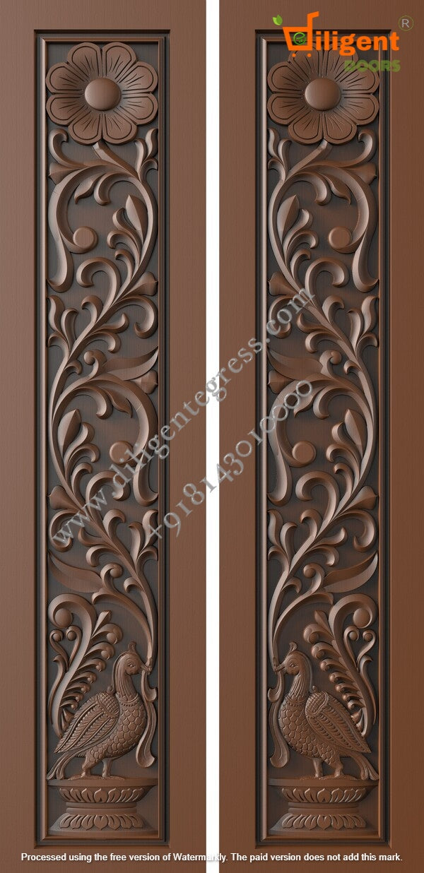 DEPL LDD 39 Teakwood carving door- Double