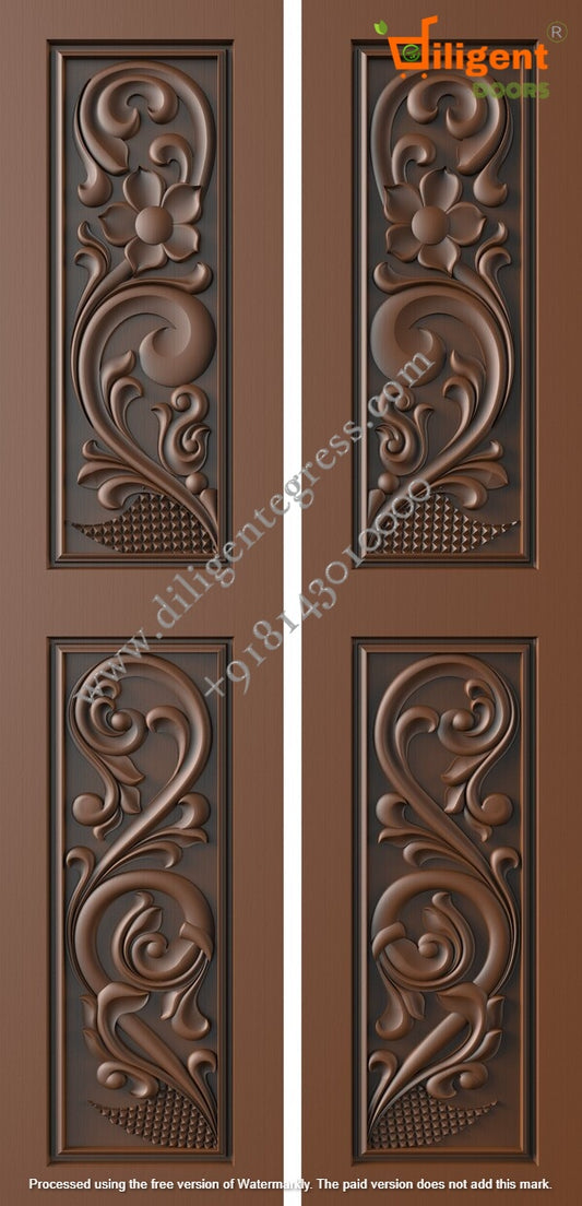 DEPL LDD 4 Teakwood carving door- Double