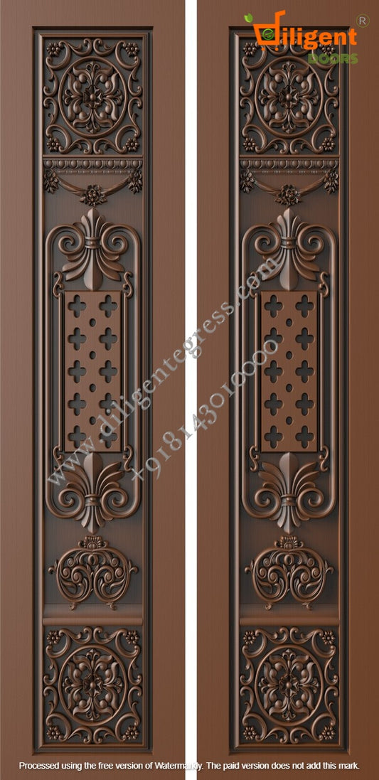 DEPL LDD 43 Teakwood carving door- Double