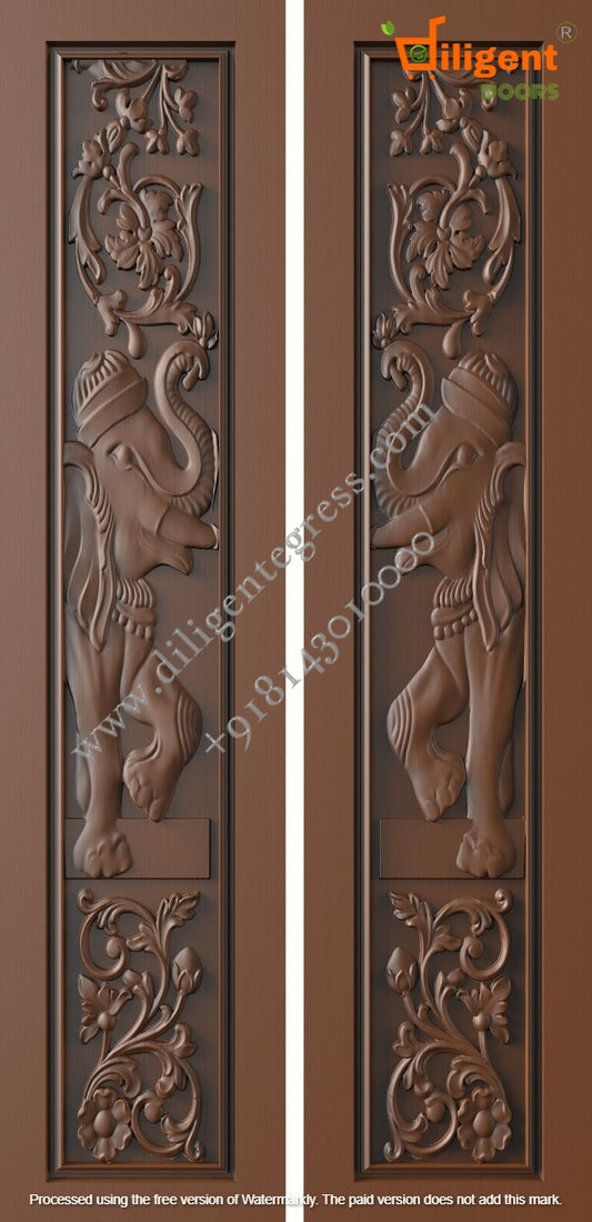 DEPL LDD 44 Teakwood carving door- Double