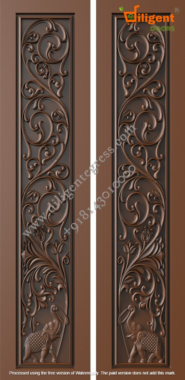 DEPL LDD 48 Teakwood carving door- Double