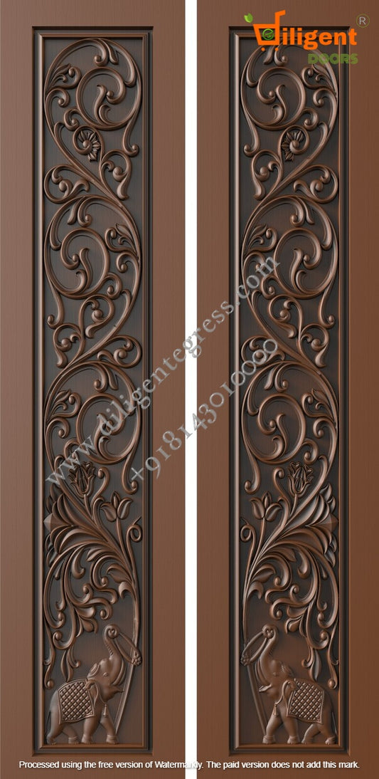 DEPL LDD 48 Teakwood carving door- Double