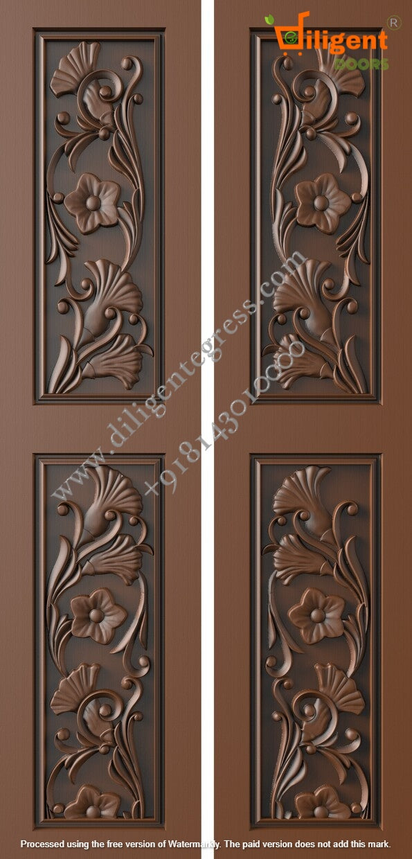 DEPL LDD 8 Teakwood carving door- Double