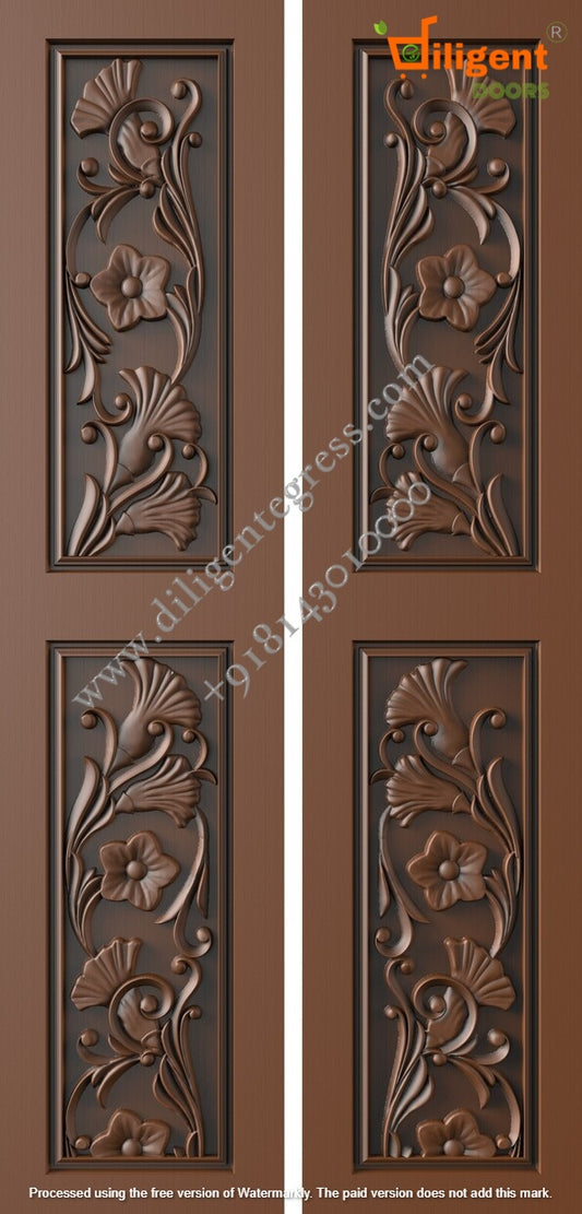 DEPL LDD 8 Teakwood carving door- Double