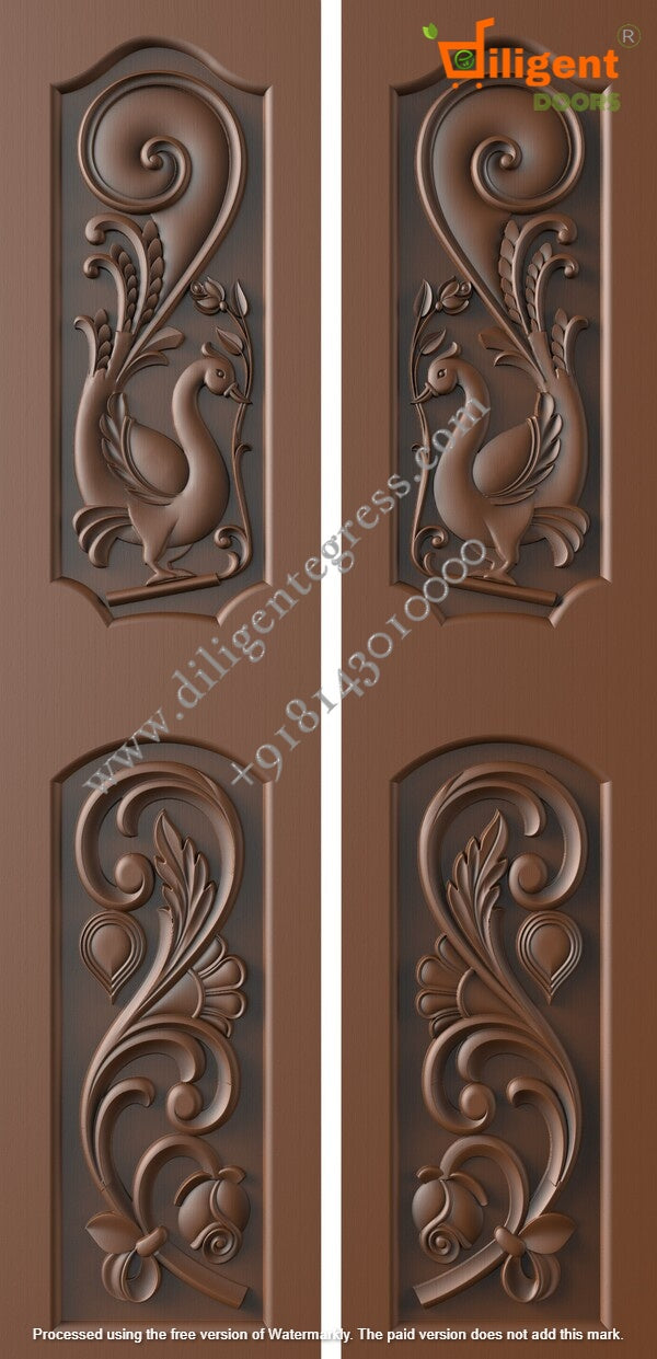 DEPL LDD 9 Teakwood carving door- Double