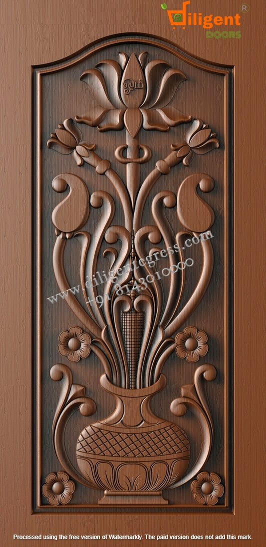 DEPL N.SKY-006 (EPIC) Teakwood carving door