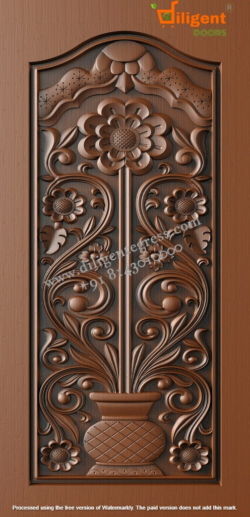 DEPL N.SKY-010 (EPIC) Teakwood carving door