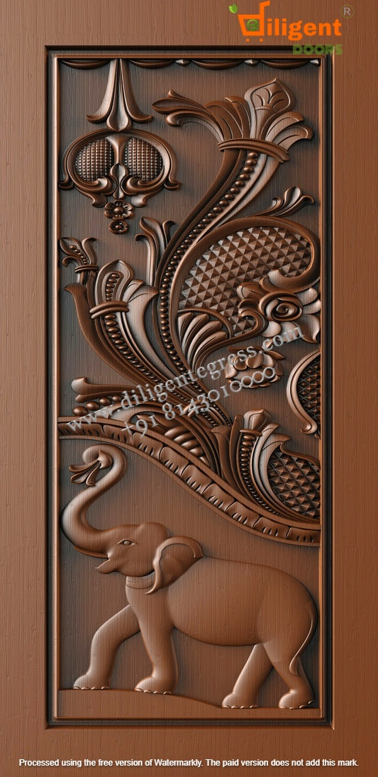 DEPL N.SKY-011 (EPIC) Teakwood carving door