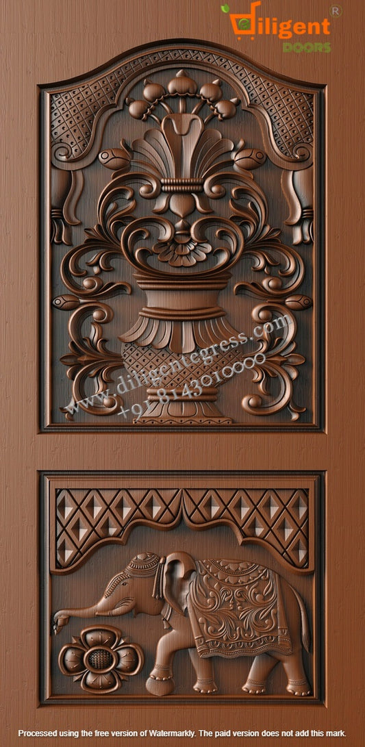 DEPL N.SKY-034 (EPIC)Teakwood carving door