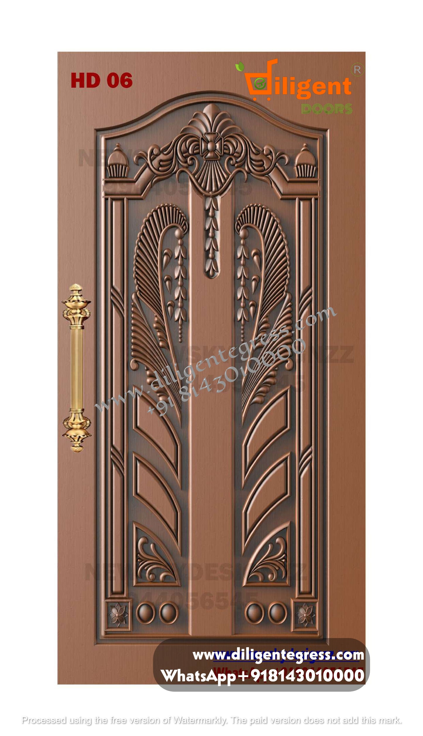 DEPL HD 06 Teakwood carving door