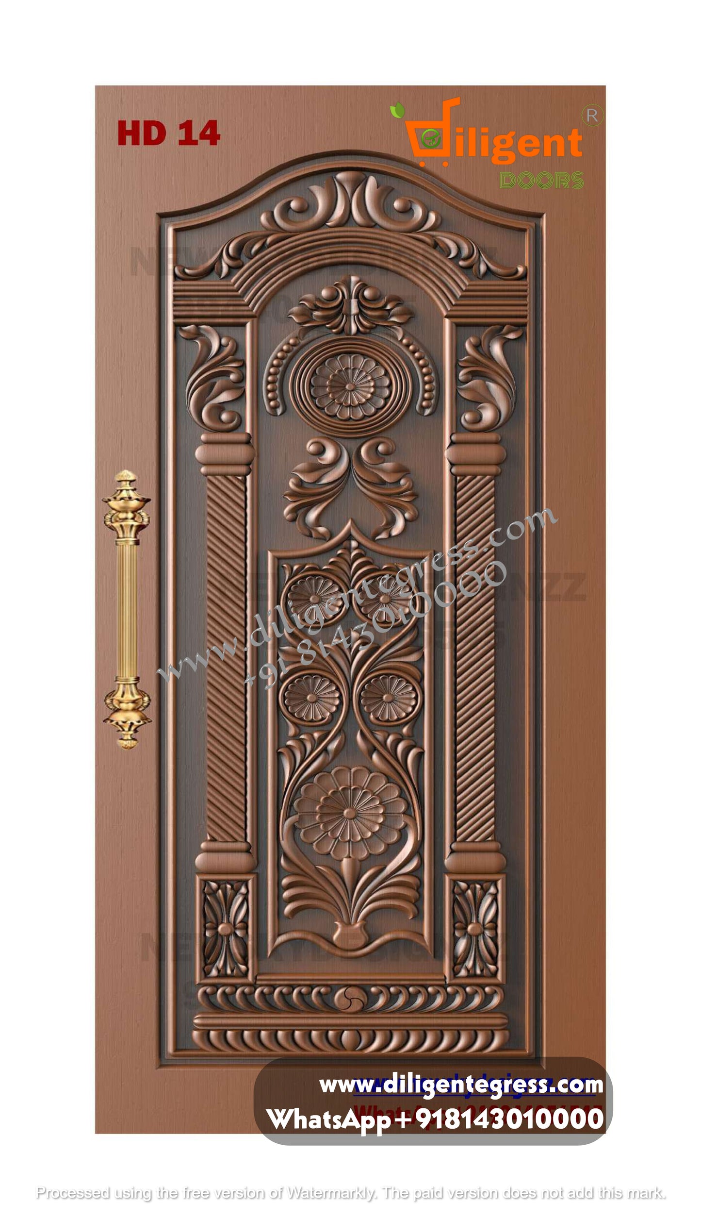 DEPL HD 14 Teakwood carving door