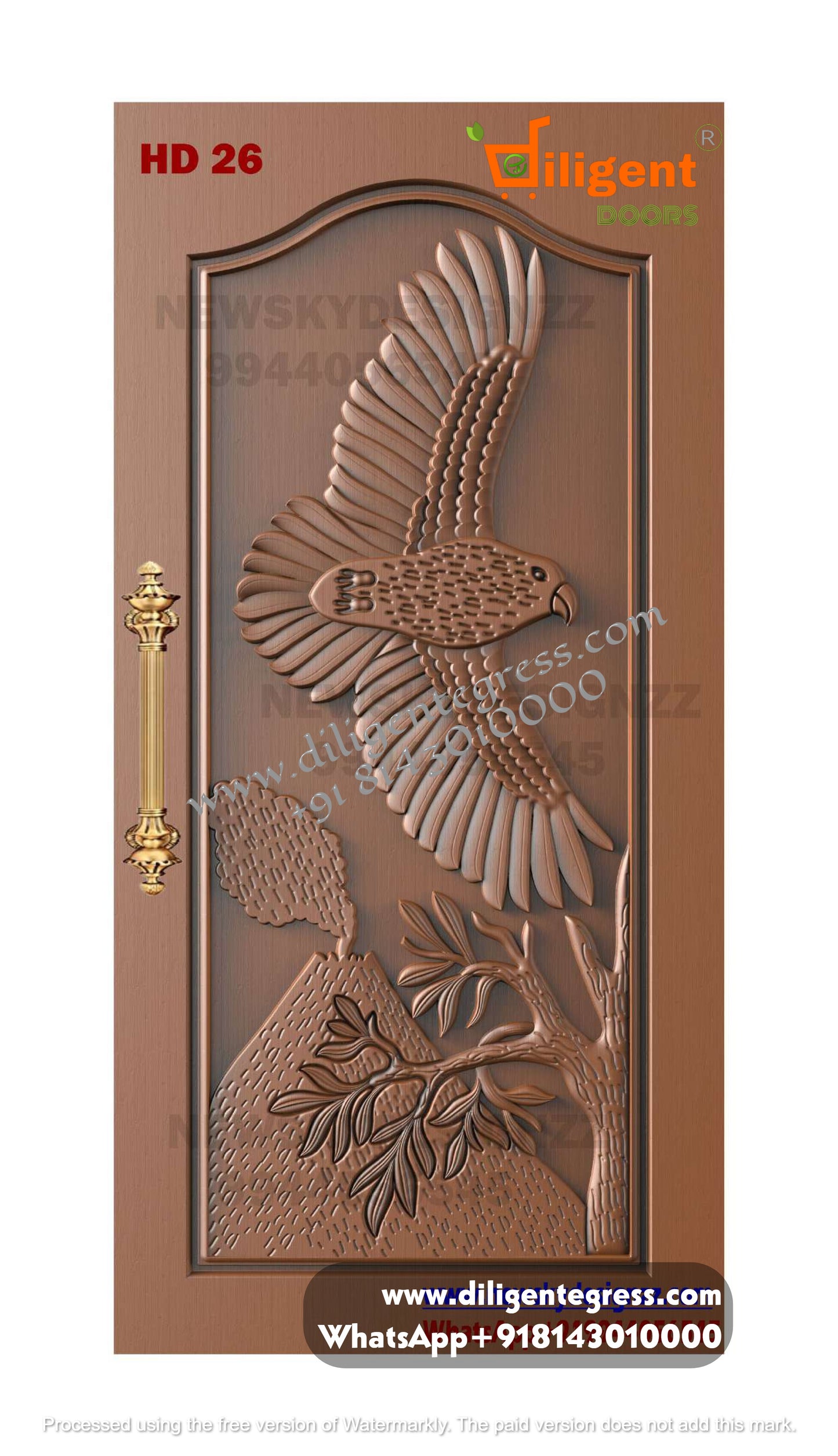 DEPL HD 26 Teakwood carving door