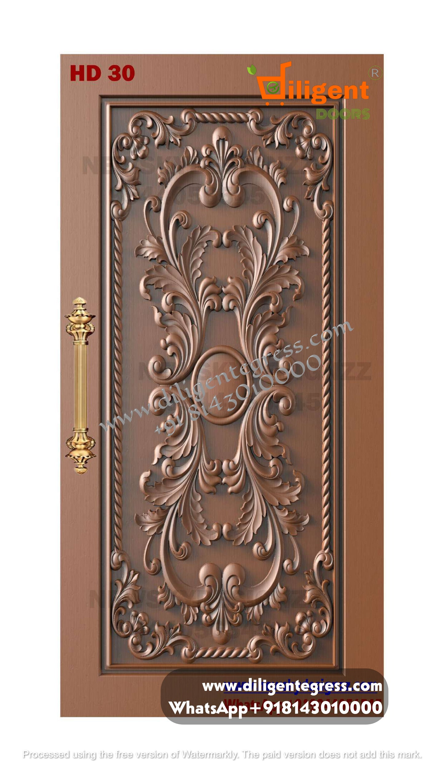 DEPL HD 30 Teakwood carving door