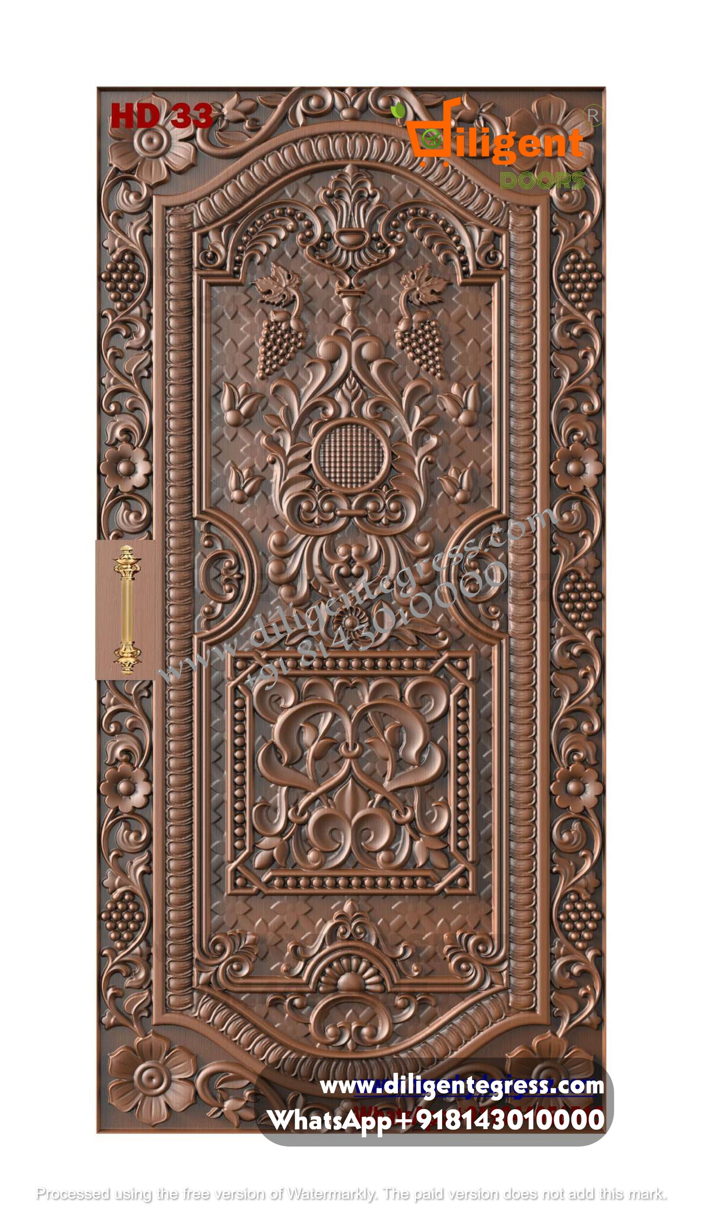 DEPL HD 33 Teakwood carving door